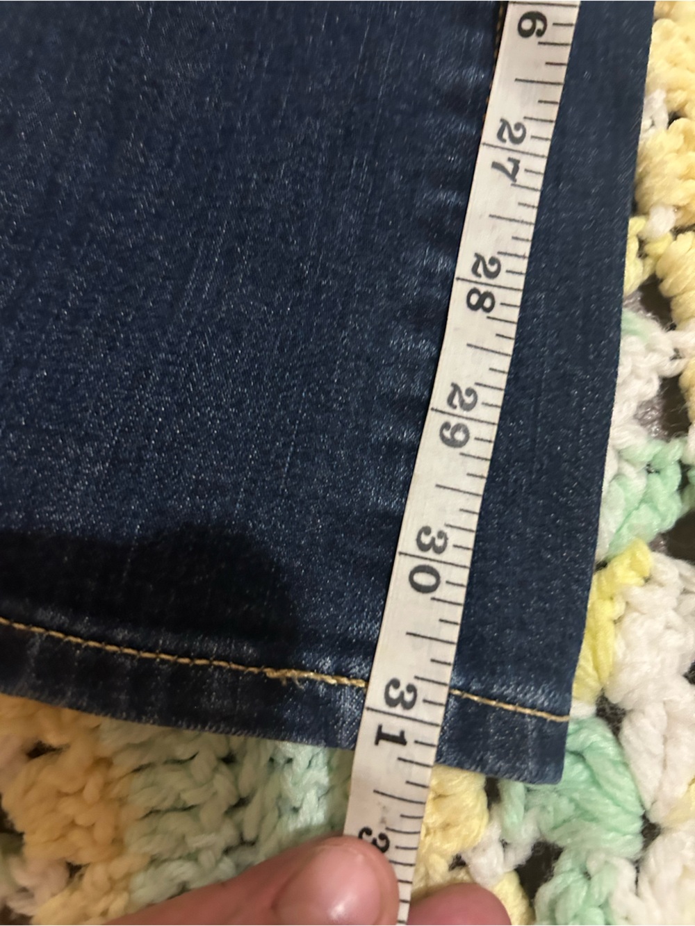 Arizona Jean Company Dark Blue Wide Leg Jeans - Picture 7 of 7